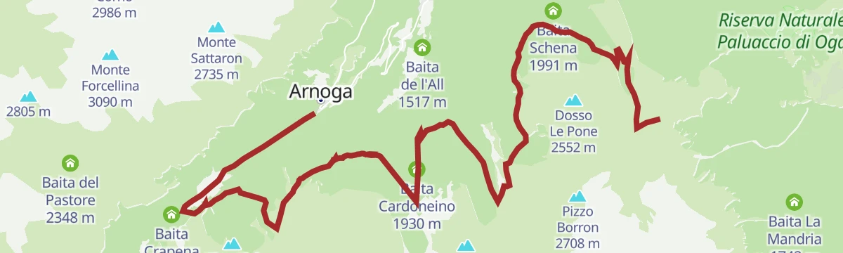 Route map: Bormio 360 Mountain Bike - Stage 3 - Trail of the Count